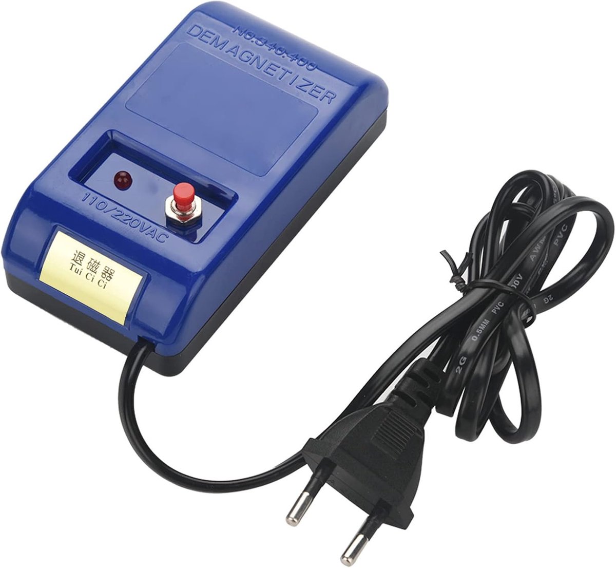 SnelShoppen - Professionele Demagnetiseur/Magnetiseur voor Mechanische en Quartz Horloges - Duurzaam, Compact en Licht - 250V EU Stekker
