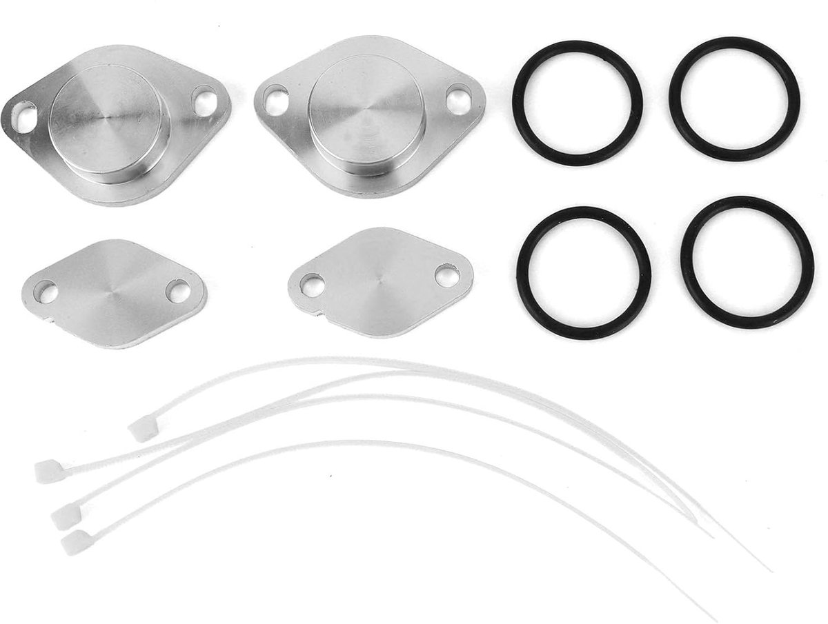 SnelShoppen - EGR Delete Verwijderingsset X8R0021 voor LAND ROVER Discovery 3/Sport TDV6, Inclusief Alle Benodigde Onderdelen voor Eenvoudige Installa