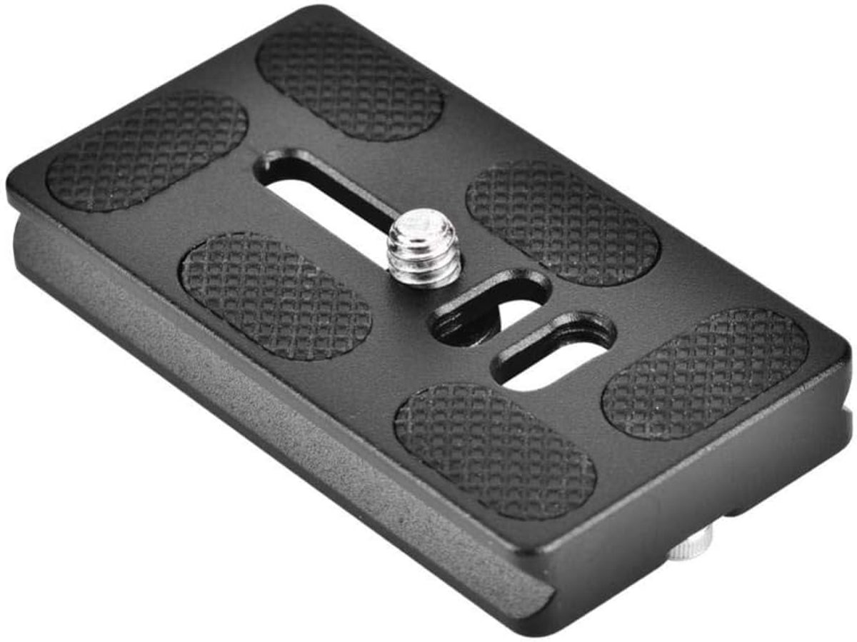 SnelShoppen - Snelontkoppelplaat met Schroefbevestiging, 1/4 inch, 40/50/60/70/100 mm, Snelontkoppeladapter voor Arca Benro Statief Camera (PU70)