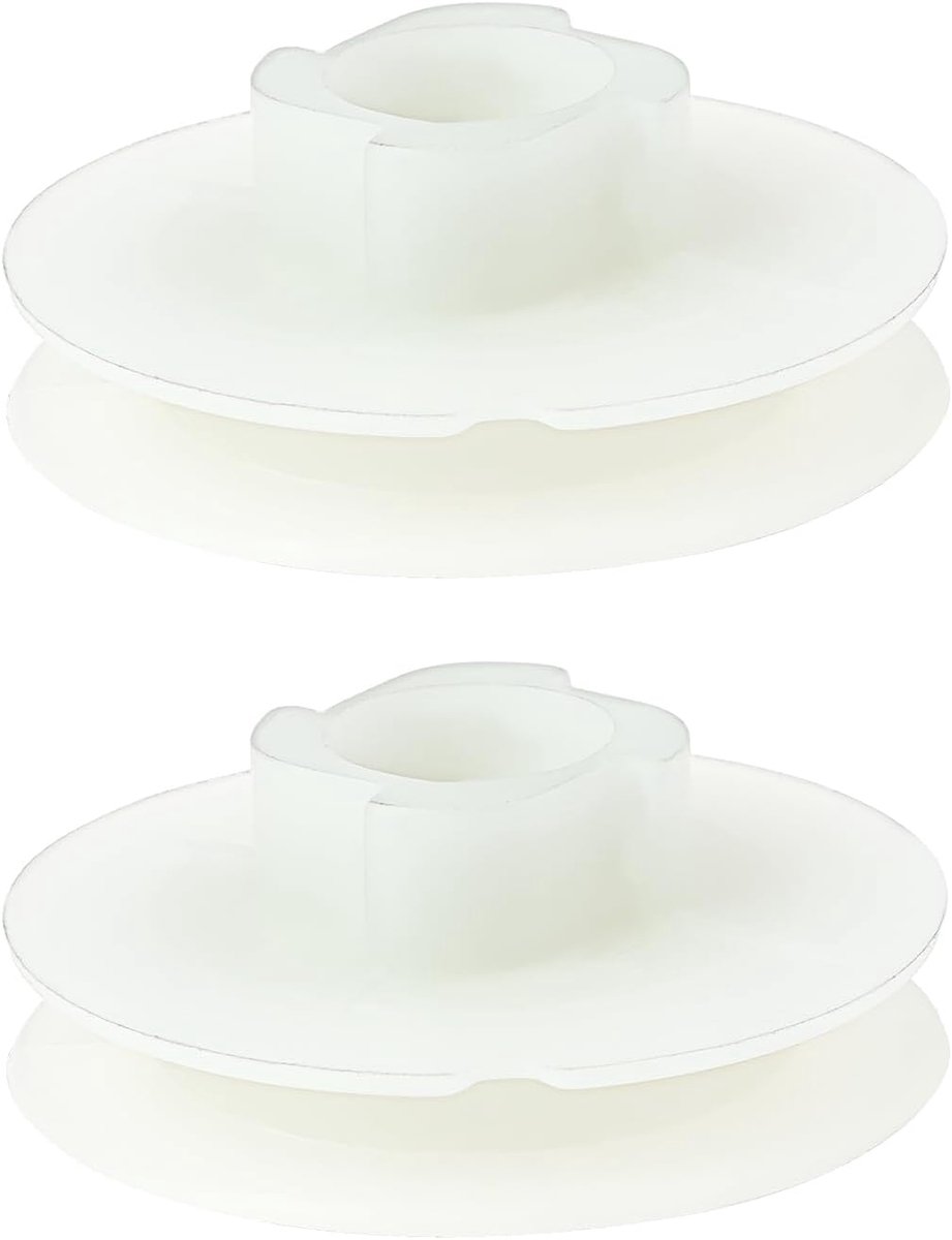 SnelShoppen - 2 stuks Terugslag Starter Bottom Katrol 63x17mm voor Kettingzaag 4500 5200 5800 - Hoge Kwaliteit, Soepele Terugslagactie, Precisie Pasvo