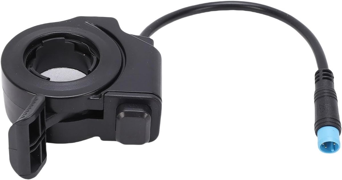SnelShoppen - Thumb Gas Elektrische Scooter Snelheidsregelaar voor Kukirin G2 Pro G2 MAX, Versnellingspedaal Vervanging met 15.5cm 4 Pin Kabel