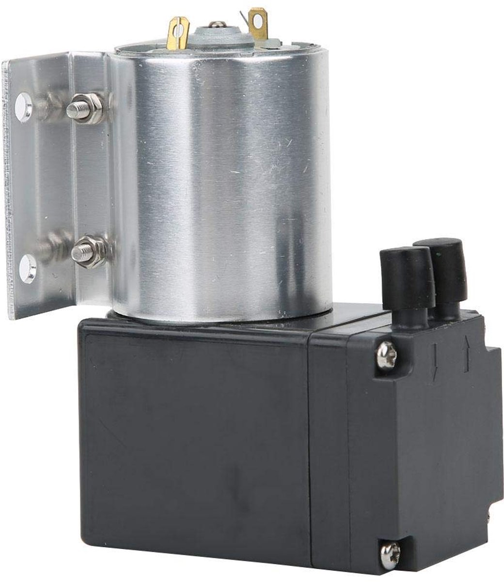 SnelShoppen - Vacuümpomp -80kpa 10W DC24V/DC12V Negatieve Druk Zuigpomp met Standaard Industriële Onderdelen Duurzaam Lange Levensduur (DC 12V)