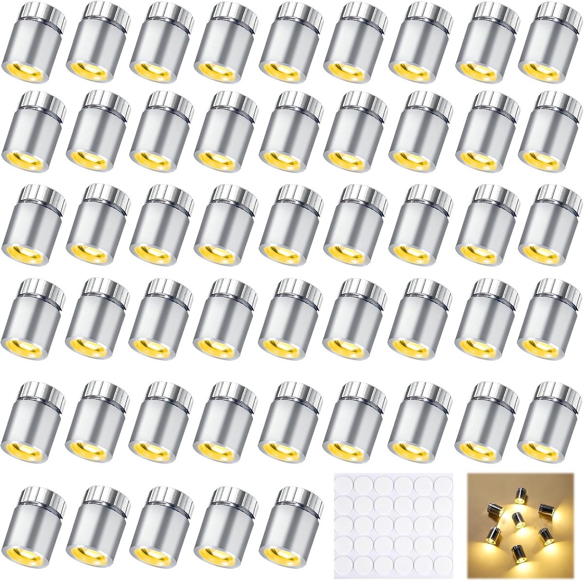 Mini LED lampjes 50 stuks - warm wit - ideaal voor miniatuurprojecten - perfect voor creatief knutselen - ShopVlot