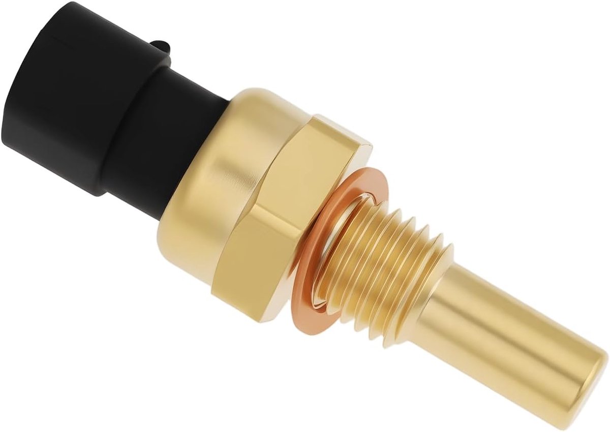 SnelShoppen - Koelvloeistof Temperatuursensor 2Pin 3/8-18NPTF voor GM - Temperatuurbereik -40°C tot 135°C, PBT 30% GF, 18,90 mm, OEM 8153693050