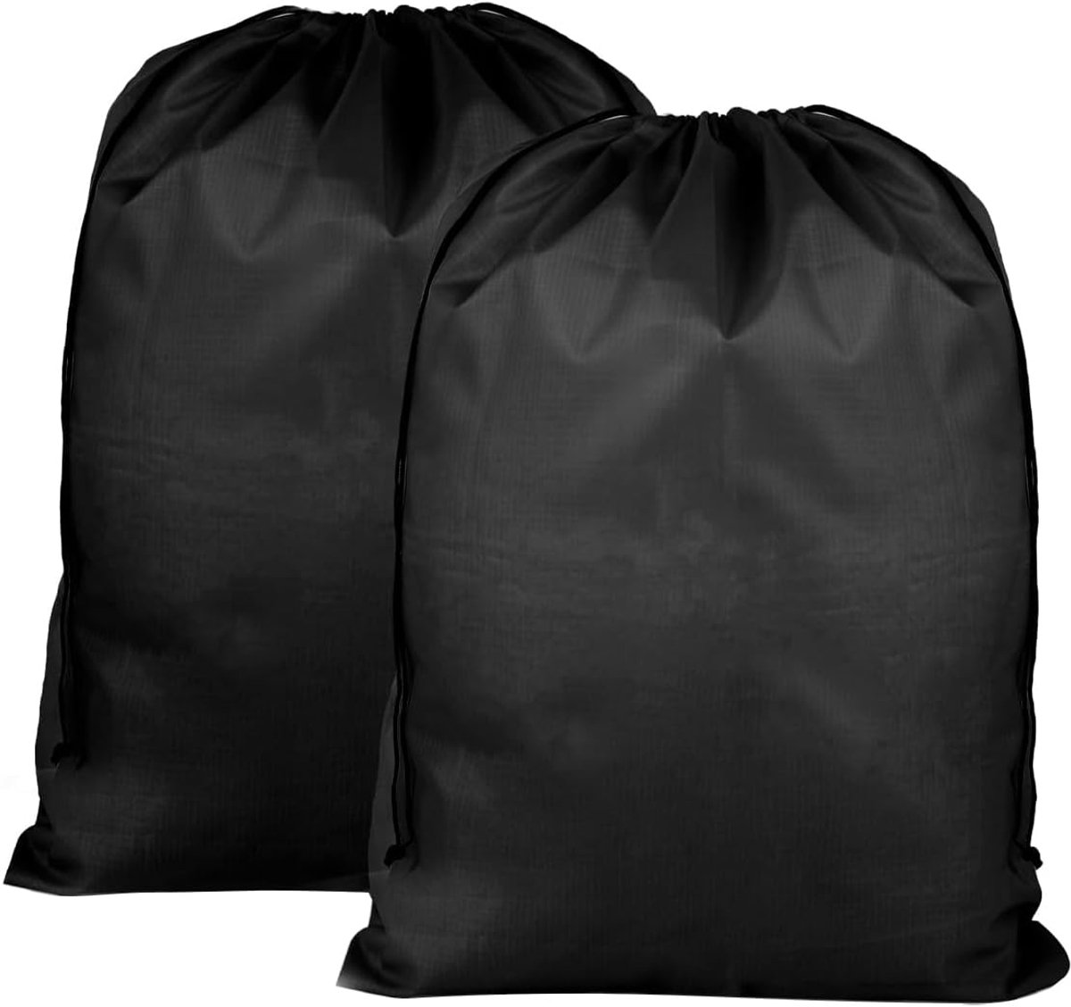SnelShoppen - 2Pcs Reis Waszakken, Waterdichte Vouwbare Nat Droog Tas met Trekkoord Sluiting voor Reis, Slaapkamer, Wasruimte, Studentenhuis (50x60cm