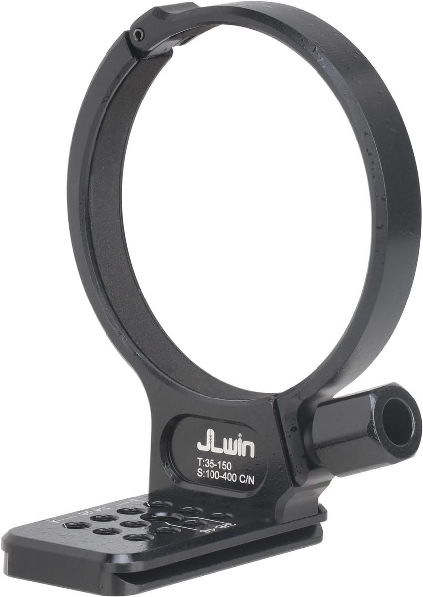 SnelShoppen - Fotostatiefhouder Ring 84mm voor Telelenzen Tamron 35-150mm en Sigma 100-400mm met Arca-type Snelsluiting