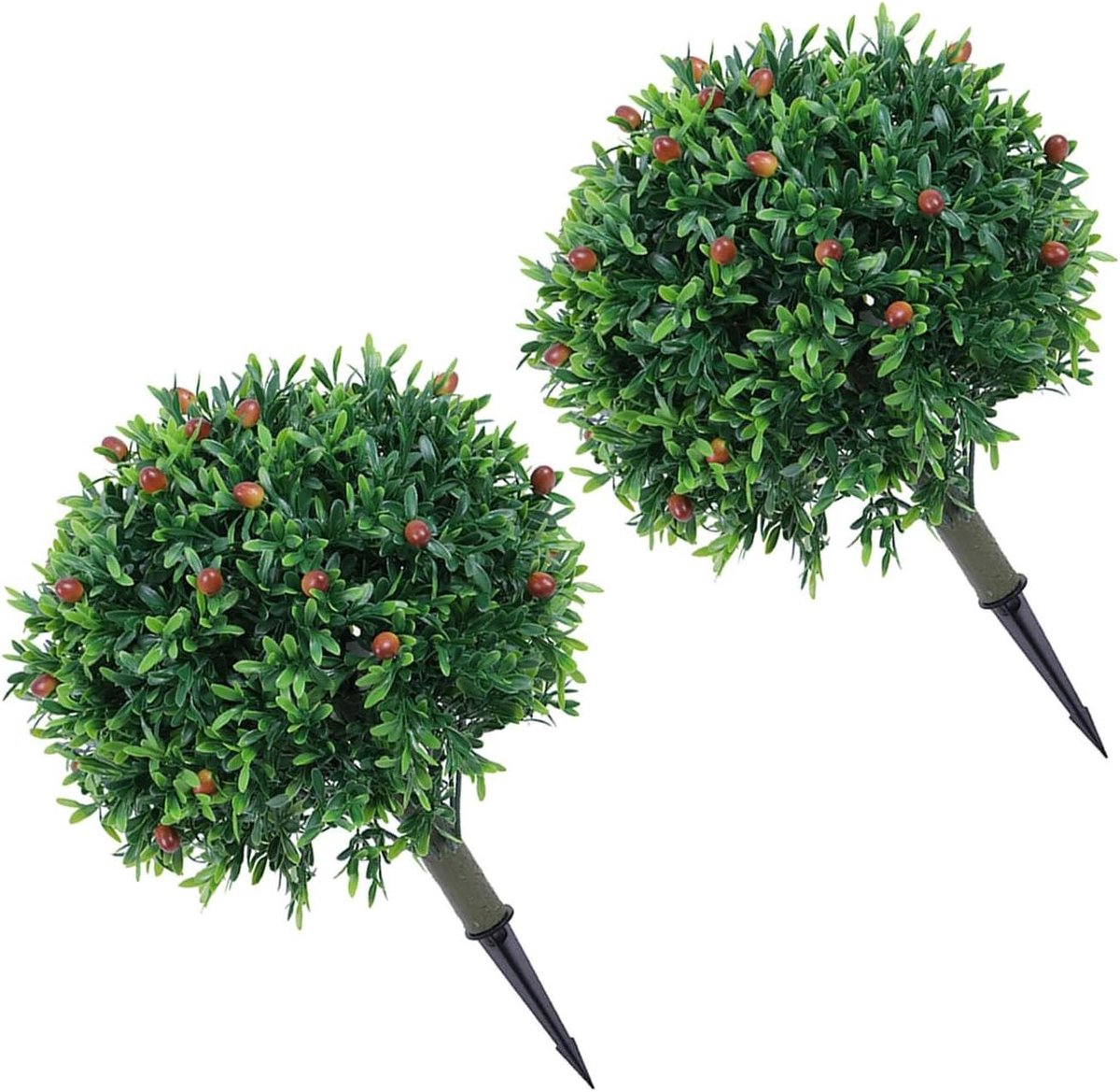 Kunstmatige Topiary Bal - Buxus Bol - Tuin Decoratie - Levensecht Ontwerp - 45 cm Hoog - Groen