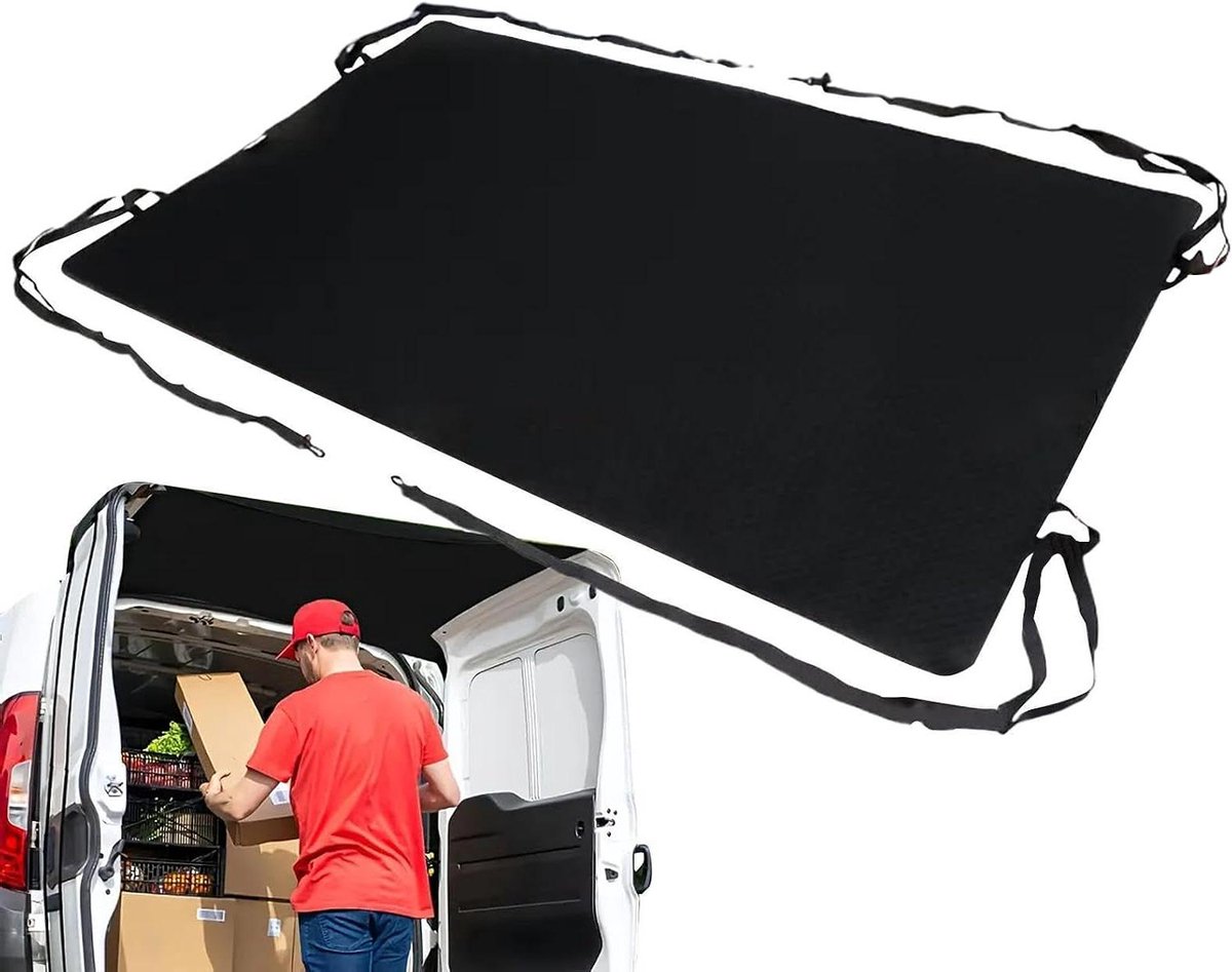 Achterdeur Luifel - Camper Zonnescherm - Bescherming Buiten - Waterdicht Oxford Doek - 183 x 112 cm - Grijs