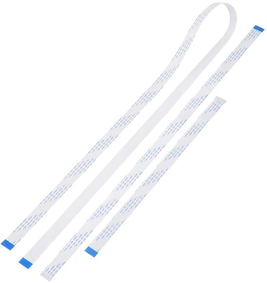 SnelShoppen - 3-delige set Raspberry Pi Camera Module Kabel, 15-pins FFC Flexibele Platte Kabel 30cm, 50cm en 100cm - Ideaal voor Camera en Module Ver