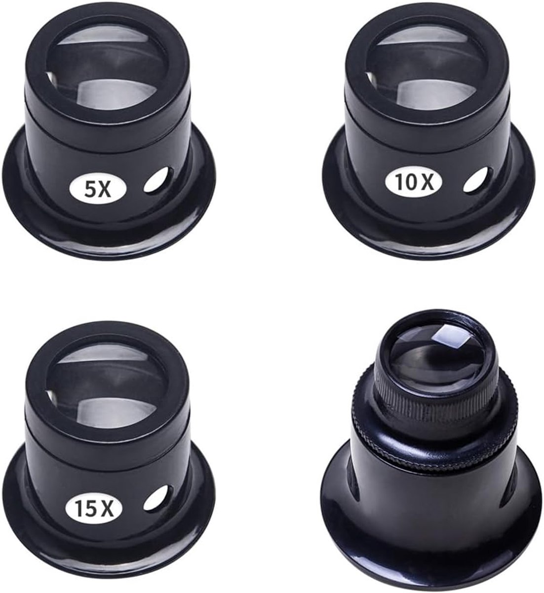 SnelShoppen - Jewelry Magnifier, Juwelierslens, Horlogemaker Loep voor Sieraden, Munten, Postzegels, Textiel, Diamant Reparatie, Hoogwaardige Material
