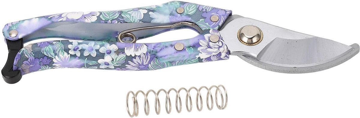 SnelShoppen - Heavy Duty Tuinschaar met Ratchet Mechanisme, Ergonomische Handgreep, Carbon Staal, Voor Eenvoudig Snoeien in de Tuin