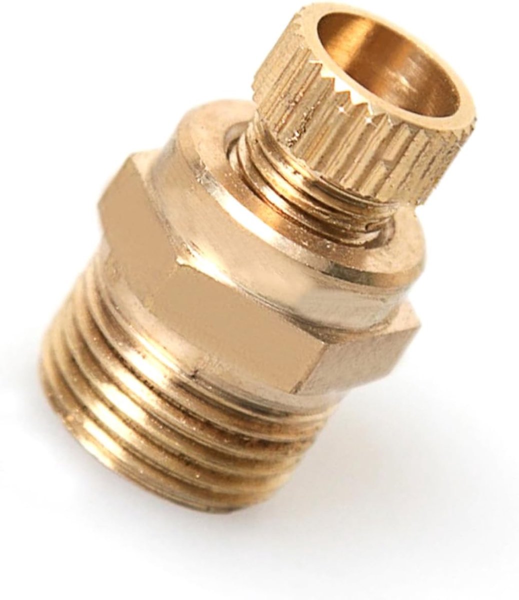 SnelShoppen - 1Pc Afvoerklep 1/2" 3/8" 1/4" Mannelijk Gewonden Luchtcompressor Onderdeel - Eenvoudige Installatie, Hoge Prestaties, Corrosiebestendig