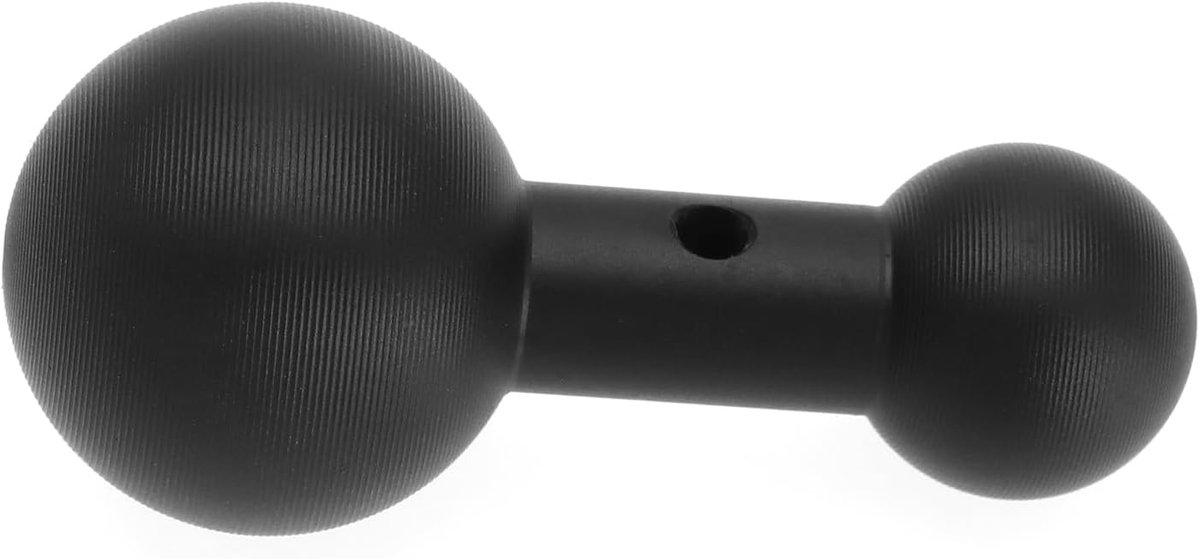 SnelShoppen - 25mm naar 17mm Ball Adapter voor RAM Mount B Size Dubbele Arm, Aluminium Legering, Stabiel en Duurzaam, Ideaal voor Garmin GPS Bevestigi