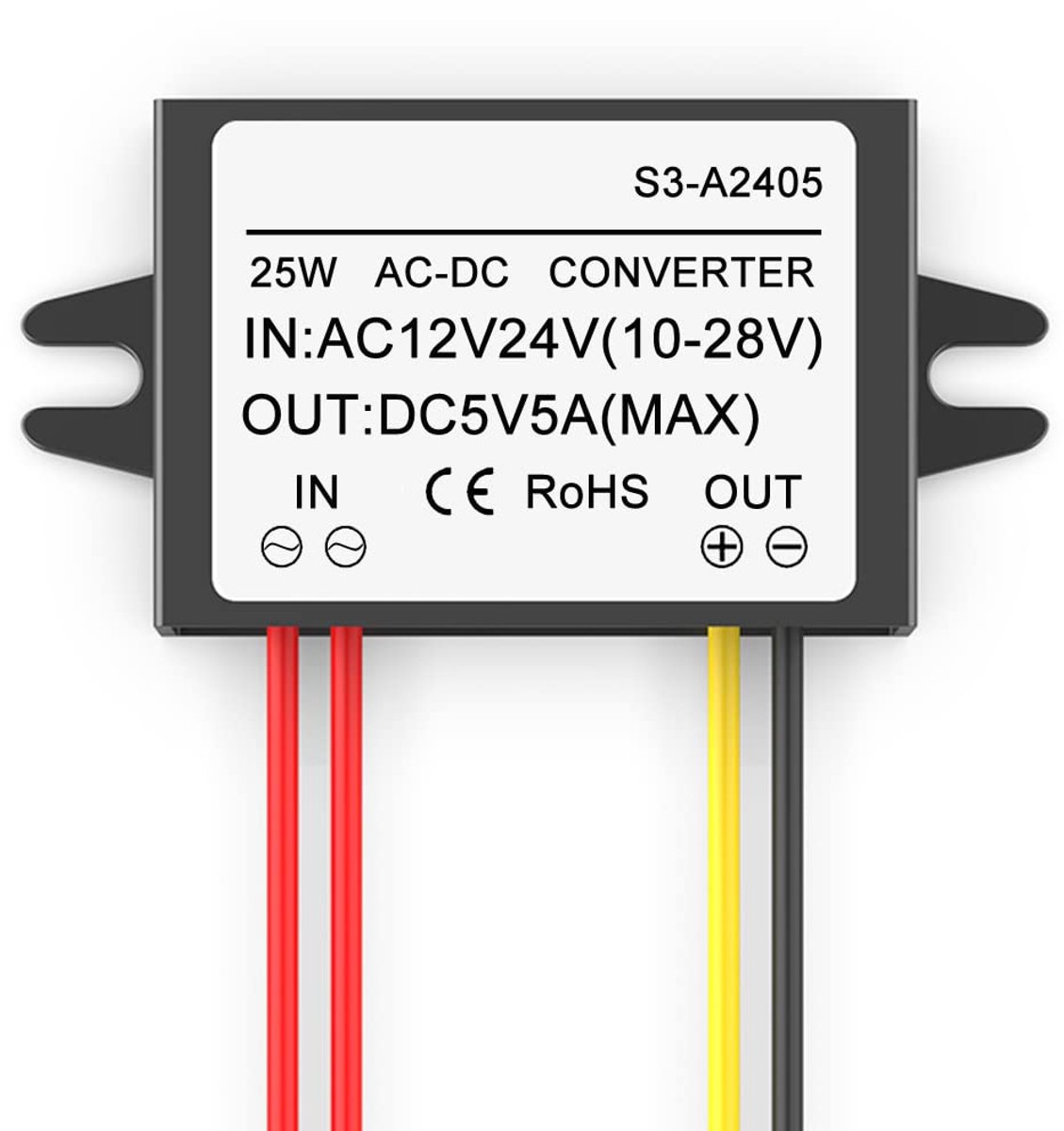AC naar DC 5V 5A 25W Buck Converter - Waterdichte Voltage Regulator - ShopVlot