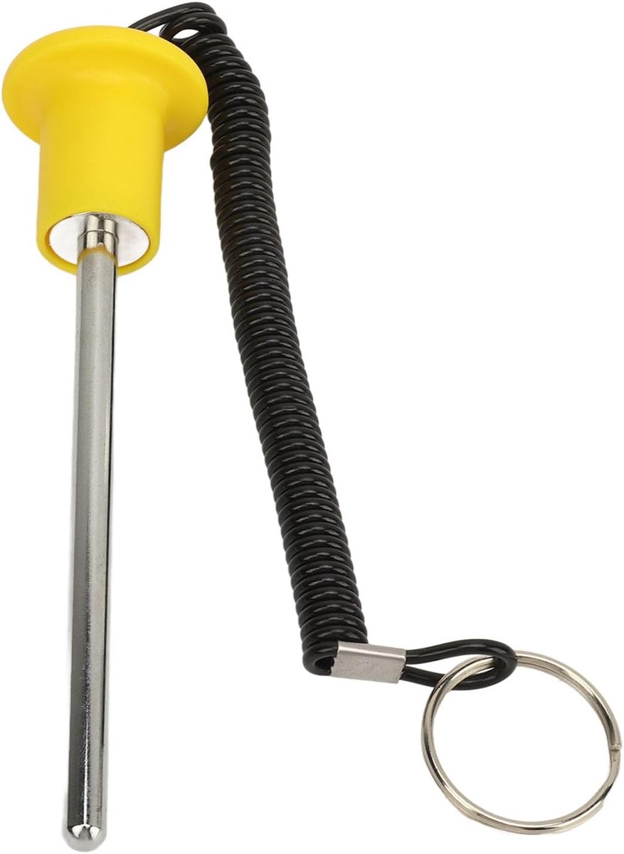 SnelShoppen - Gym Gewicht Stapel Pin, 8mm Diameter, Magnetische Selectie Slot Pin met Trekkoord, Vervanging Gewichten, Fitness Apparatuur, Krachttrain