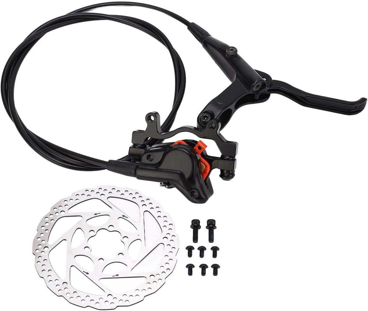 SnelShoppen - Hydraulische Schijfremset voor Fietsen, 2 Piston Aluminium Alliage Remmen voor Mountainbike, Lichtgewicht en Onderhoudsvriendelijk, Acht