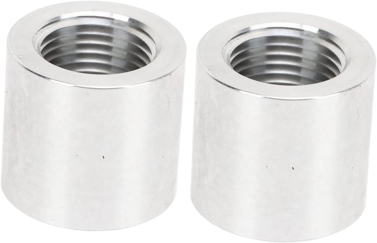 SnelShoppen - Aluminium Lasfitting 1/2 Inch BSP Draad Vrouwelijk voor Droog Olieopvangtank - Duurzame en Betrouwbare Koppeling