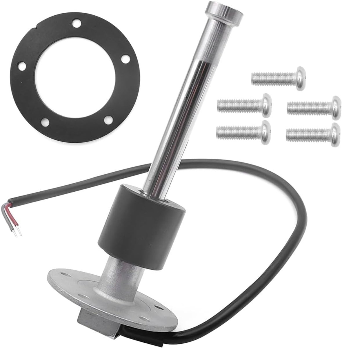SnelShoppen - Marine Brandstofsensor voor Botens, Brandstofwater Niveau Sensor voor Auto's, 316 Rvs Eenheid, 5 Gaten Aansluiting, Duurzaam en Betrouwb