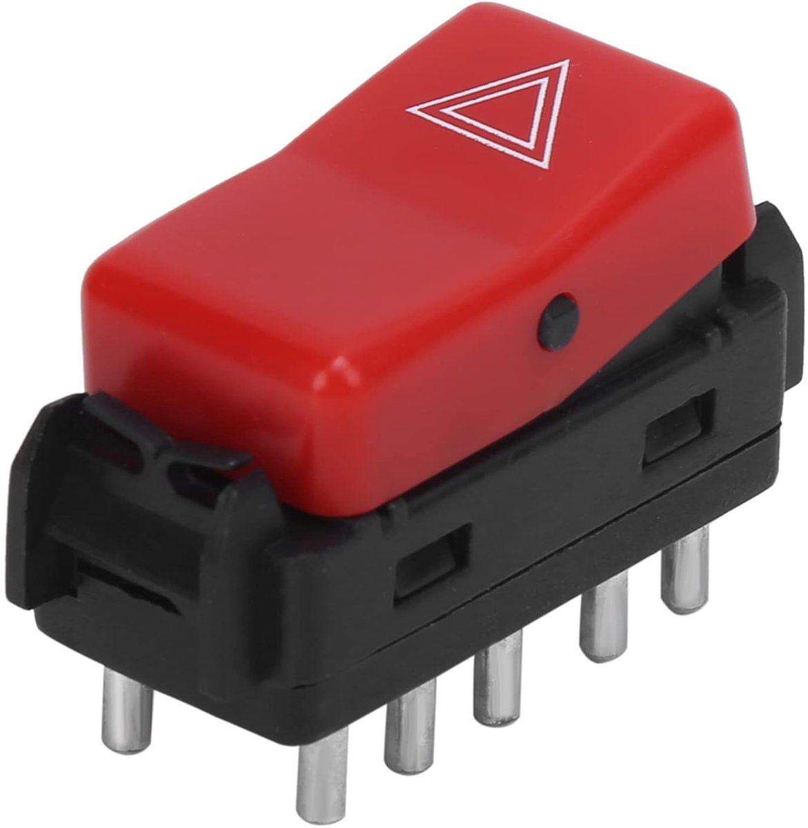 SnelShoppen - Waarschuwingsindicator Schakelaar, Noodknipper Schakelaar Vervanging voor W124 W201 W202, Rood, Hoogwaardige Auto Onderdelen