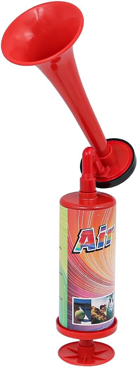 SnelShoppen - Draagbare Luchtfluit Pomp - Grote Luchtfluit Pomp - Luide Geluid Generator voor Feest, Sportevenement, Auto, Boot, Camping - Random Kleu