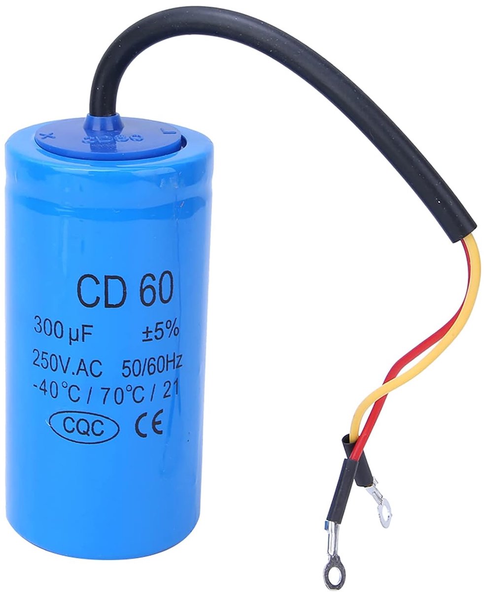 SnelShoppen - 250V 300uf Startcondensator Vervangingscapacitor voor Airconditioner, Waterpomp, Koelkast en Huishoudelijke Apparaten - Hoogwaardige Mot