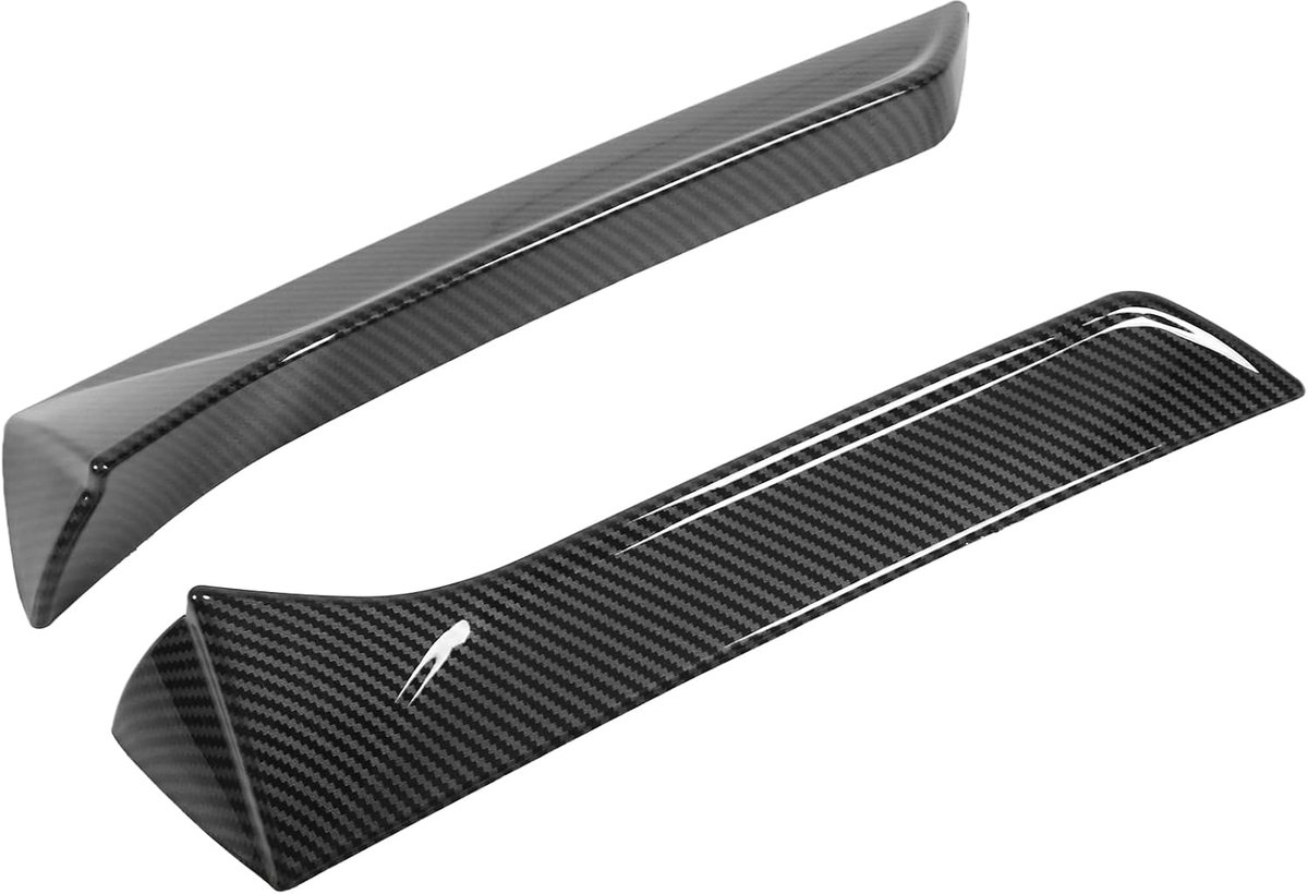 SnelShoppen - Achterruitzijde Spoiler Set, 2 Stuks Achterruit Spoiler Lip met Lijm, Zijkant Wing Trim Auto Aanpassing, Geschikt voor SEAT LEON 5F FR M