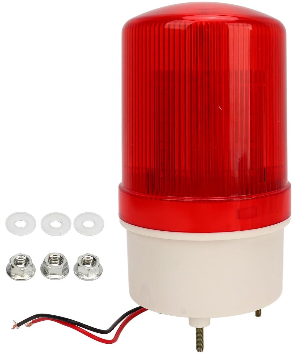 SnelShoppen - Geluidslicht Alarm, Rotating Flitslicht met 10 W Hoog Volume, Multifunctioneel IP54 voor Machines, Industrie, Beveiliging en Buiten gebr