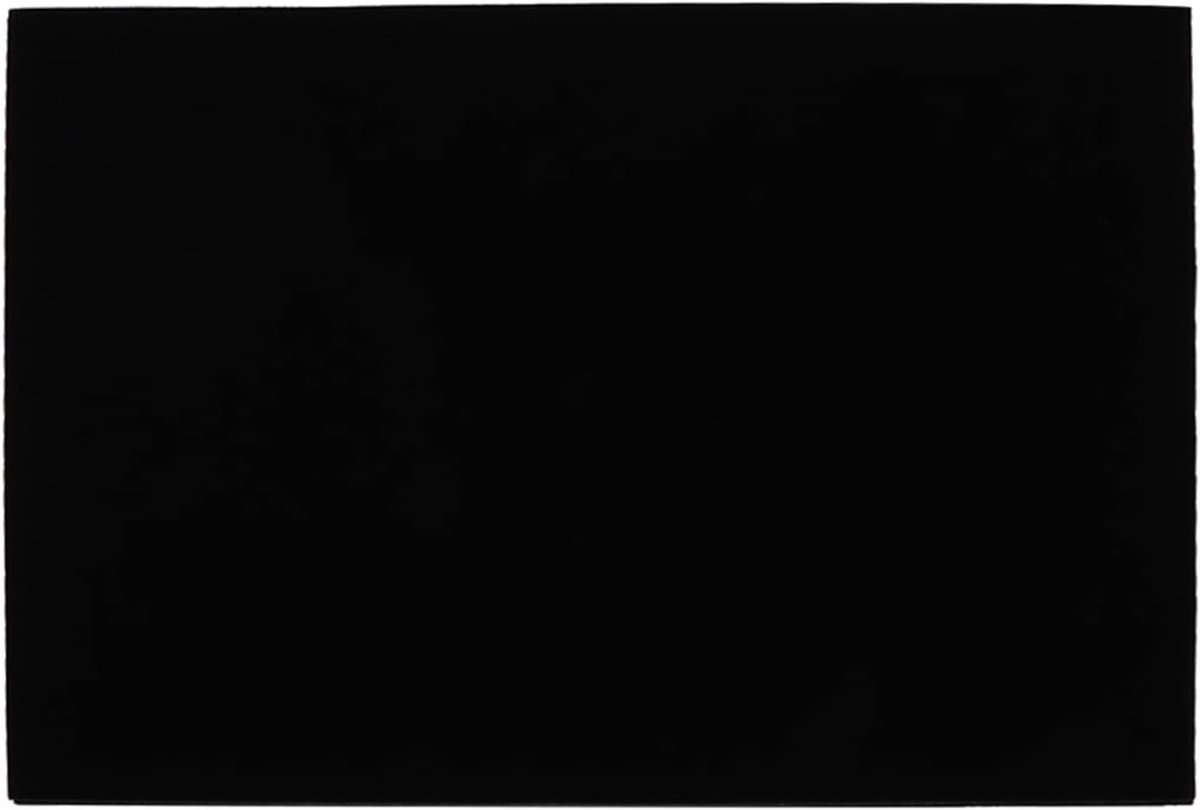 SnelShoppen - Zelfklevende Zachte Velvet Inlegvellen Zwart Panty Liners voor Sieraden Lades, Knutselkasten, DIY Projecten, 29.5x21cm, 10 Stuks