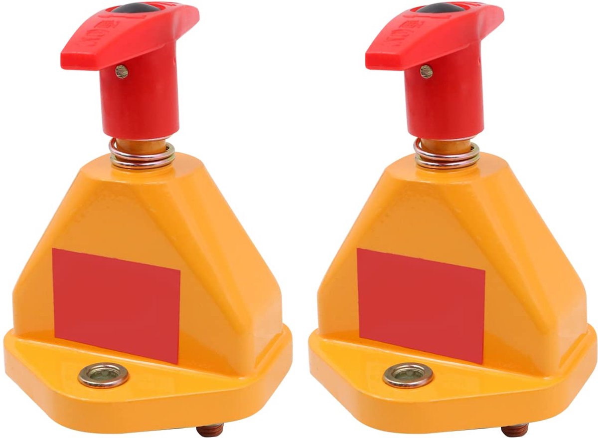 SnelShoppen - Car Battery Isolator Afsluit Schakelaar 12V/24V voor Auto, Boot, Caravan, ATV, Marine - Geel