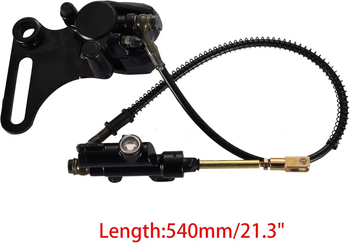SnelShoppen - Achter Master Cilinder Assembly Vervanging voor SSR 125cc 110cc Pit Dirt Bike Chinese Scooter - 15mm Mount Shaft - 70mm Diameter
