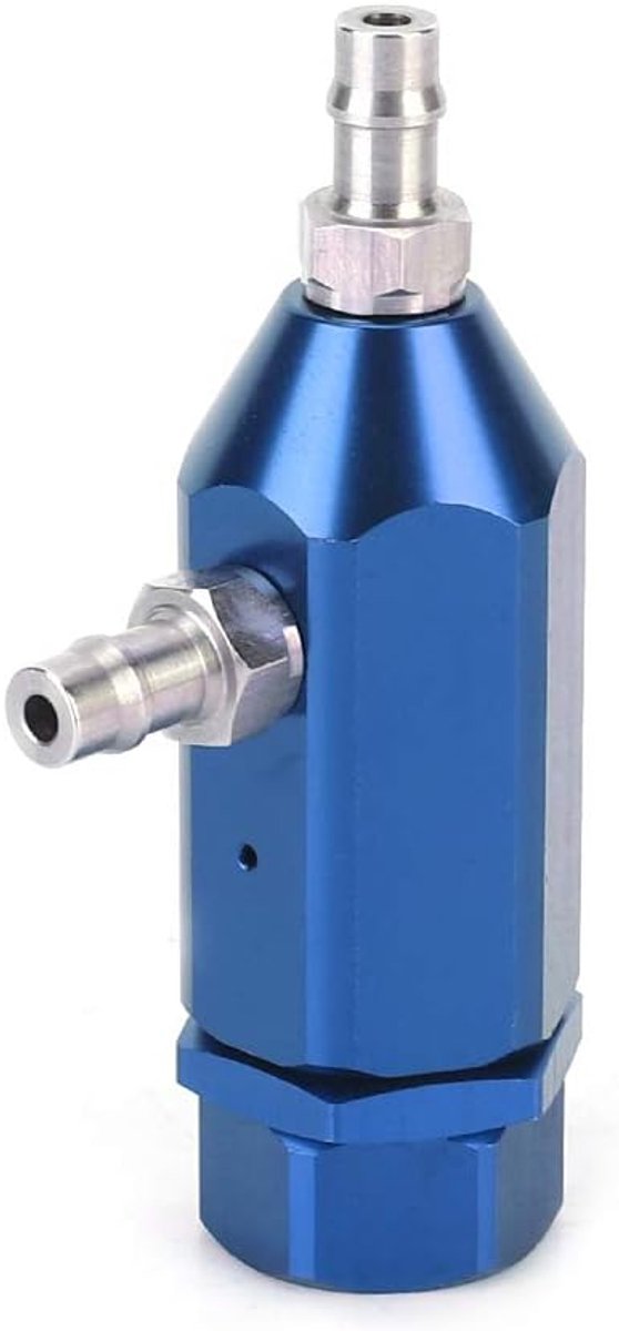 SnelShoppen - Handmatige Boost Regulator Universeel 1-30psi Verstelbaar Turbocharger Sluitlus PSI Boost Controller Aluminium Blauw