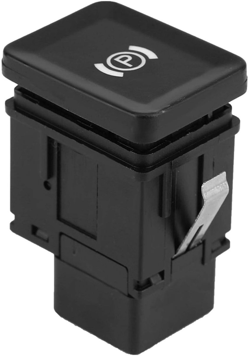 SnelShoppen - Elektronische Parkeer Schakelaar Handrem Knop Zwart 3C0927225C Geschikt Voor Passat B6 3C - Hoogwaardige Kwaliteit, Duurzaam, Betrouwbaa