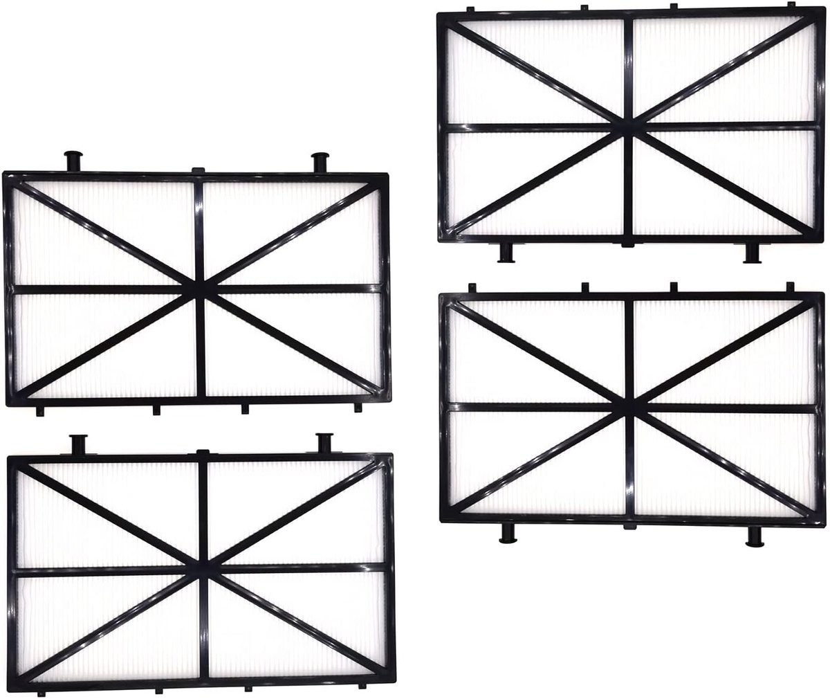 Cartridge filter panel 4-pack - ultra fijn - vervangingsfilters voor Dolphin robots - ideaal voor zwembadreiniging - ShopVlot