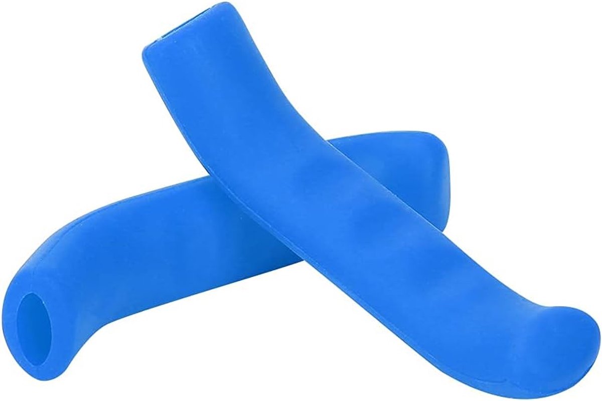 SnelShoppen - Fietshandgrepen, 1 Paar Remhandvat Beschermhoes, Vouwbaar, Siliconen, Antislip Bescherming voor Remhendels, Geschikt voor Mountainbike,