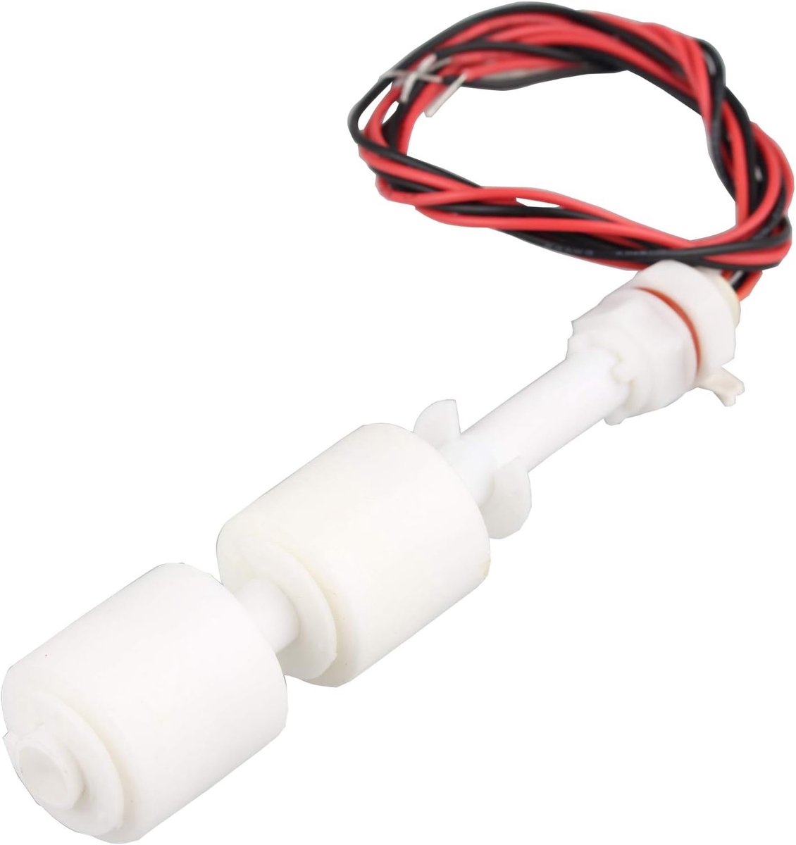 ZP10010-2 Liquid Water Level Sensor Vertical 2 PP Float Switch Tank Liquid Water Sensor Double Floating Switches White - ShopVlot