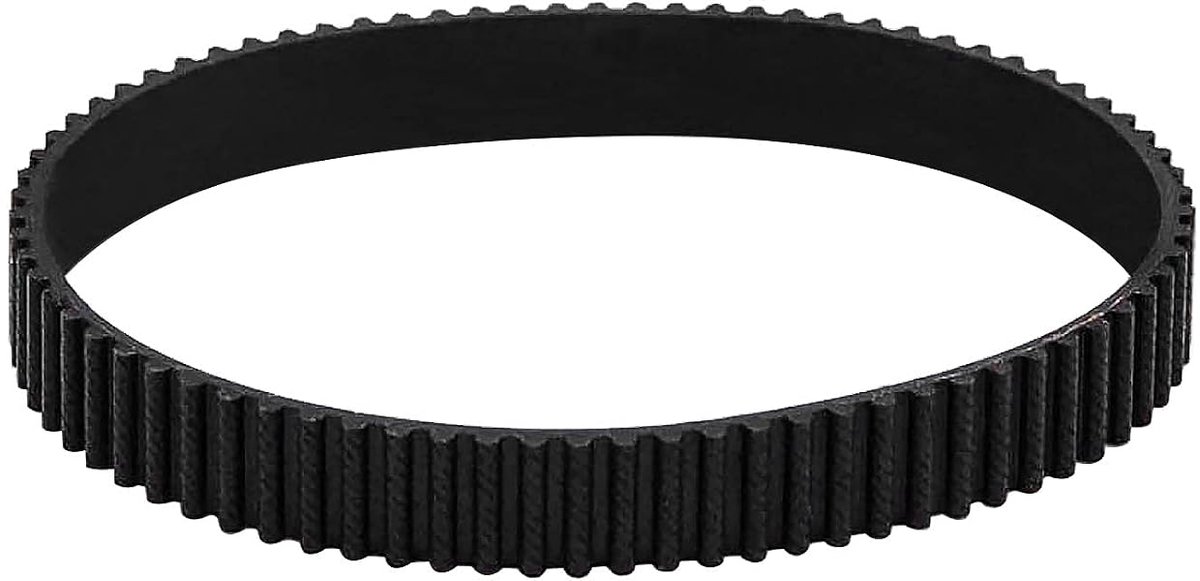SnelShoppen - Aandrijfriem Rubber Zwart 3mm Stapel 10mm Breed 77-Tanden 231mm Omtrek Geschikt voor Grasmaaier