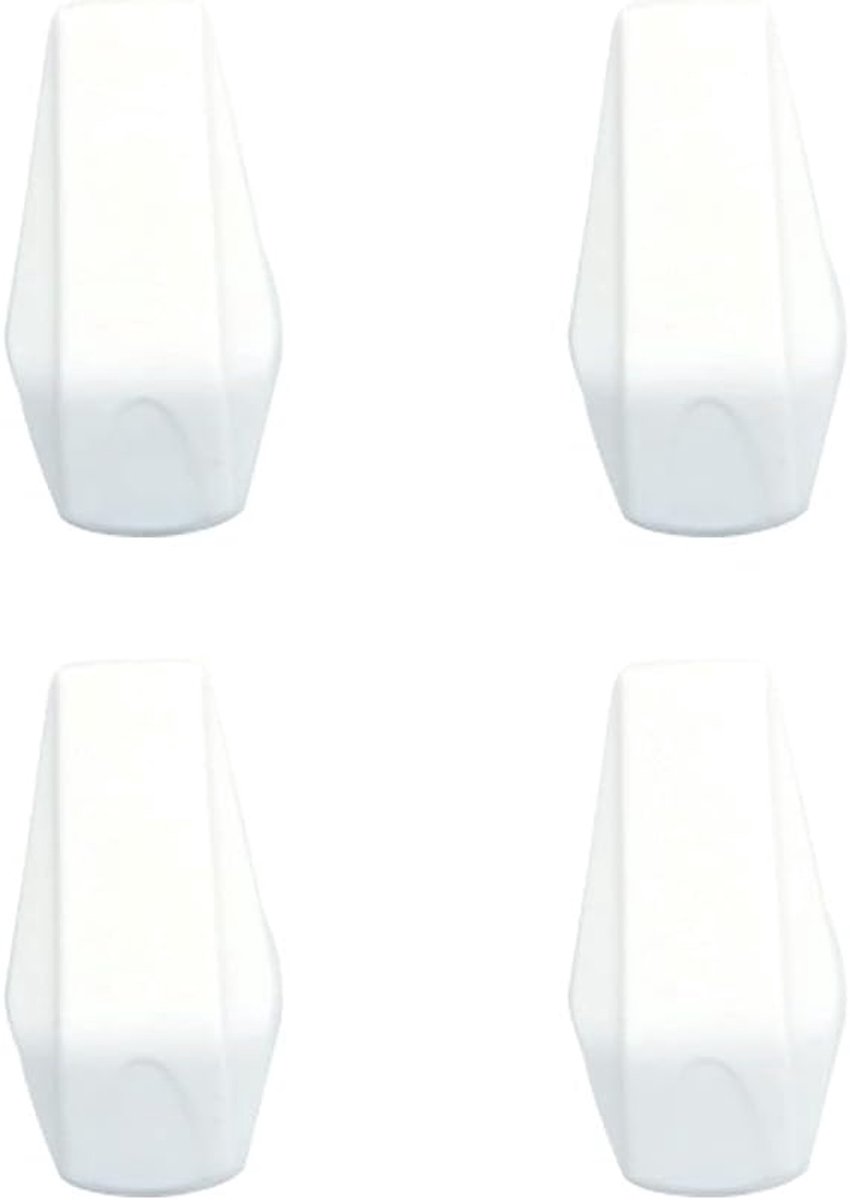 SnelShoppen - 4 Pack Veiligheidskastsloten met Super Sterke 3M Zelfklevende Ladesloten - Geen Gereedschap of Boren Vereist - Wit