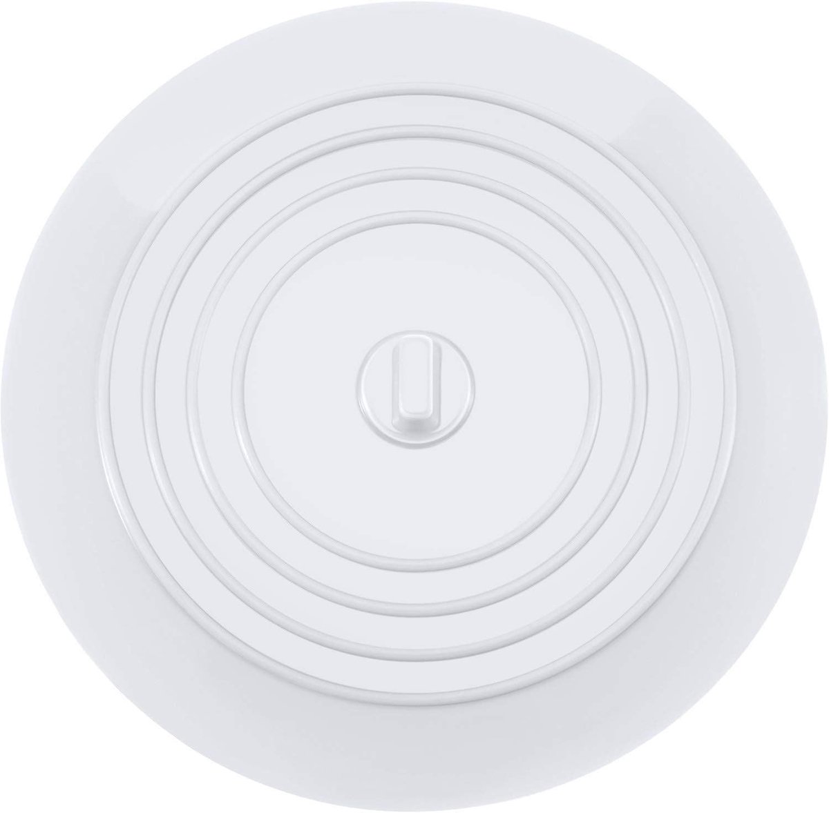 Siliconen Afvoerplug 15 cm - Wit - Waterdicht - Bespaar water met zuignapfunctie - ShopVlot