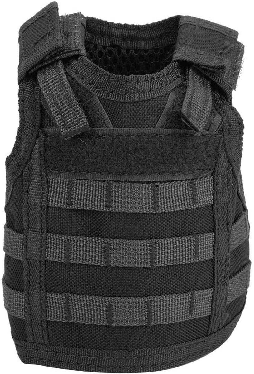 SnelShoppen - Mini Bier Vest Molle Koeler voor Drankjes met Verstelbare Schouderbanden voor 12oz of 16oz Blikken en Flessen - Perfect voor Feesten, Ca