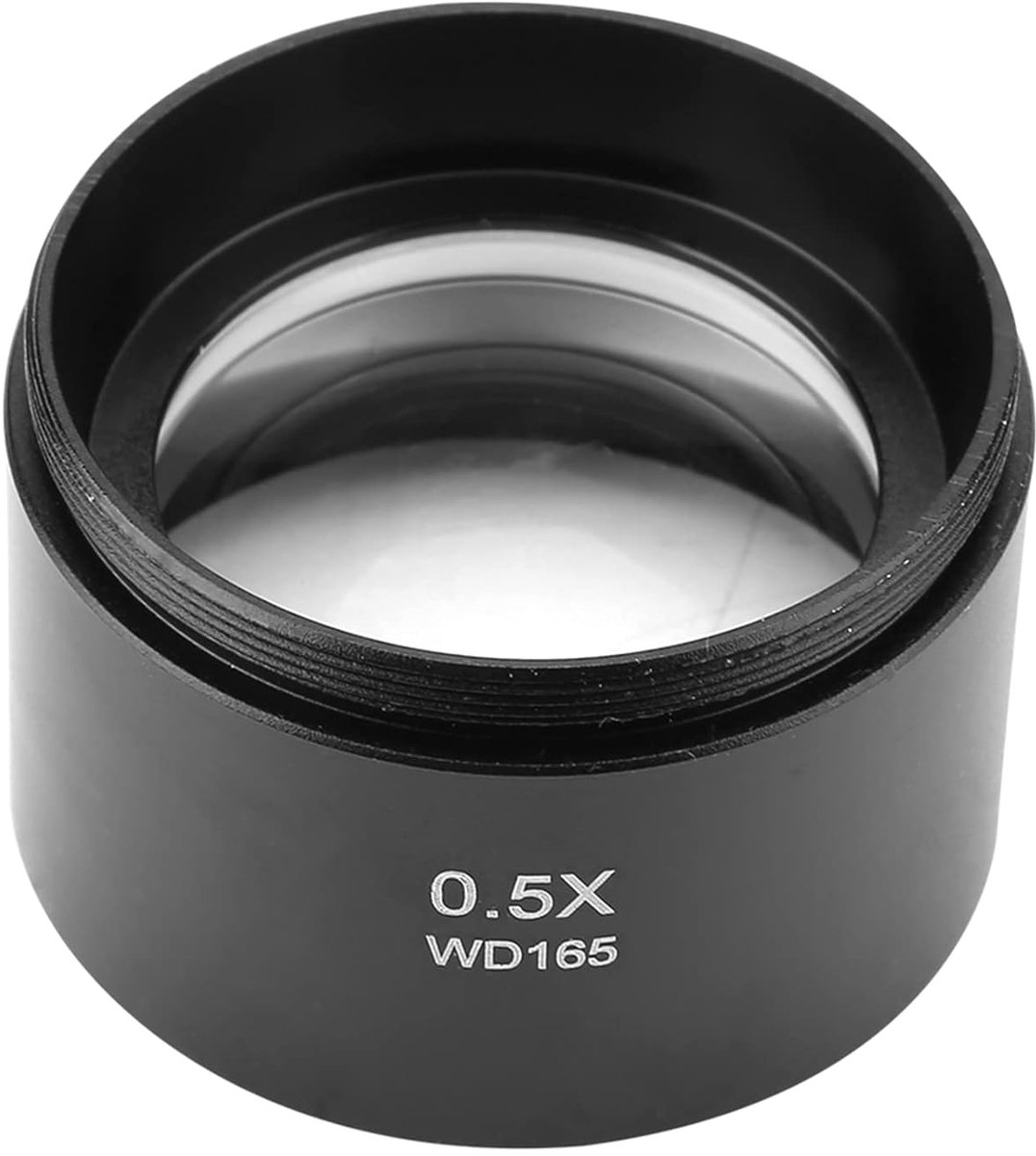 SnelShoppen - Microscoop Objectieflens KP-0.5X met 48mm Bevestigingsdraad voor Duidelijke Beelden en Verhoogde Werkafstand