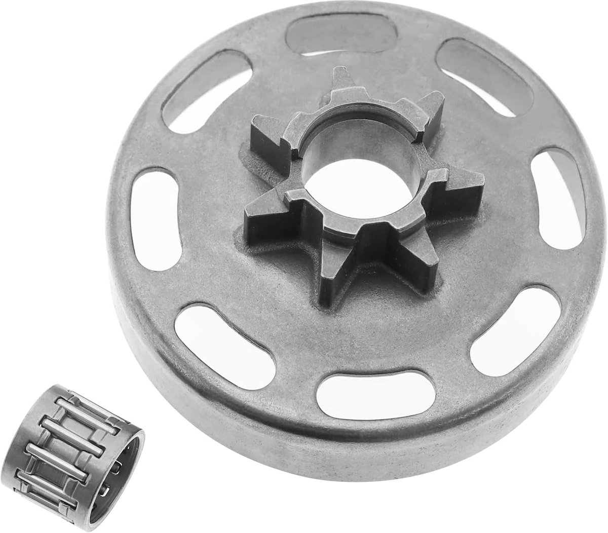 SnelShoppen - 325" Pitch 7 Tanden Koppeling Trommel Sprocket Kit Geschikt voor Husqvarna 435 435E 440 440E 435E II Kettingzaag Onderdelen