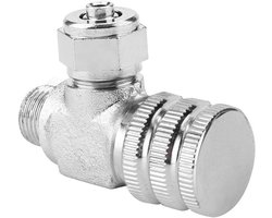 SnelShoppen - Aquarium CO2 Controleklep, RVS Microdosering Ventiel met Naald, Enkele/Dubbele Hoofd, Bubble Telling voor Aquaria