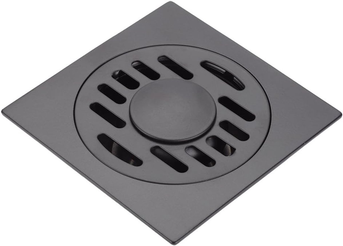 SnelShoppen - Heavy-duty Afvoerputje, Vierkant RVS, Vuilafvoer, Corrosiebestendig, Krasvast, Duurzaam, Ideaal voor Douche, Keuken, Wasmachine