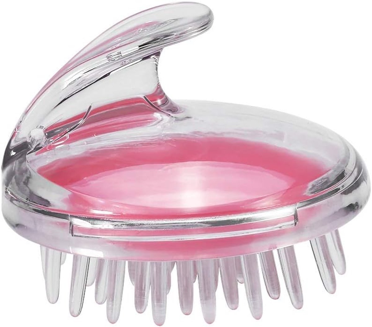 SnelShoppen - Haarmassageborstel voor gezondsheid verzorging - Scalp Massager - Doucheborstel - Haarkam - Massage Tool - Roze - Ergonomisch ontwerp me