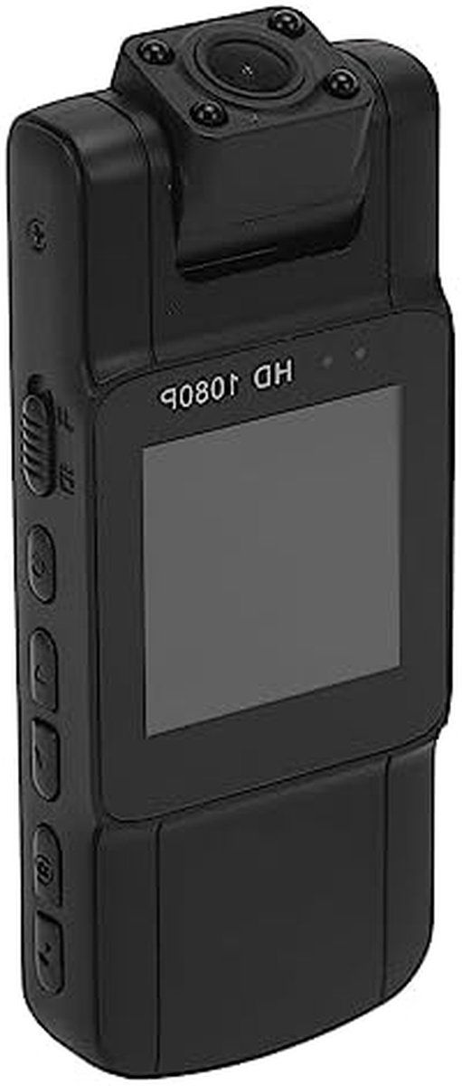 Mini Body Camera - Draagbare Camera - Beelden Vastleggen - 180 Graden Lens - 1.54 Inch Scherm - Zwart