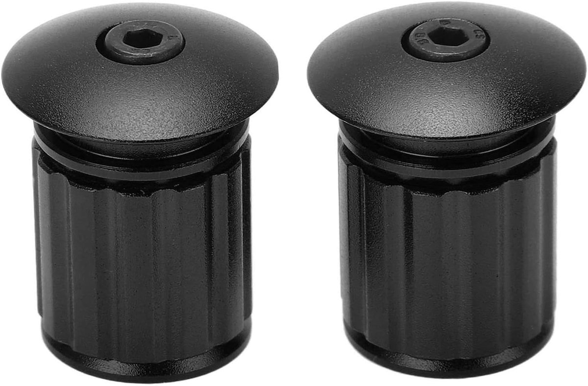 SnelShoppen - 1 Paar Fietshandlebar Caps Aluminium Eindkappen voor BMX Fietsen, Mountainbikes, Bescherming en Decoratie, 18-20 mm