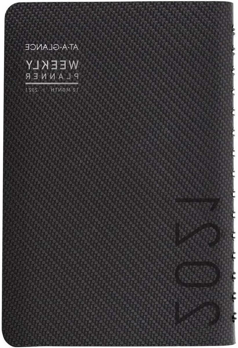 Wekelijkse Maandelijkse Planner - Agenda Organizer - Afspraken Bijhouden - Bestand Tegen Inktuitvloeiing - 5-1/2" x 8-1/2" - Grafiet