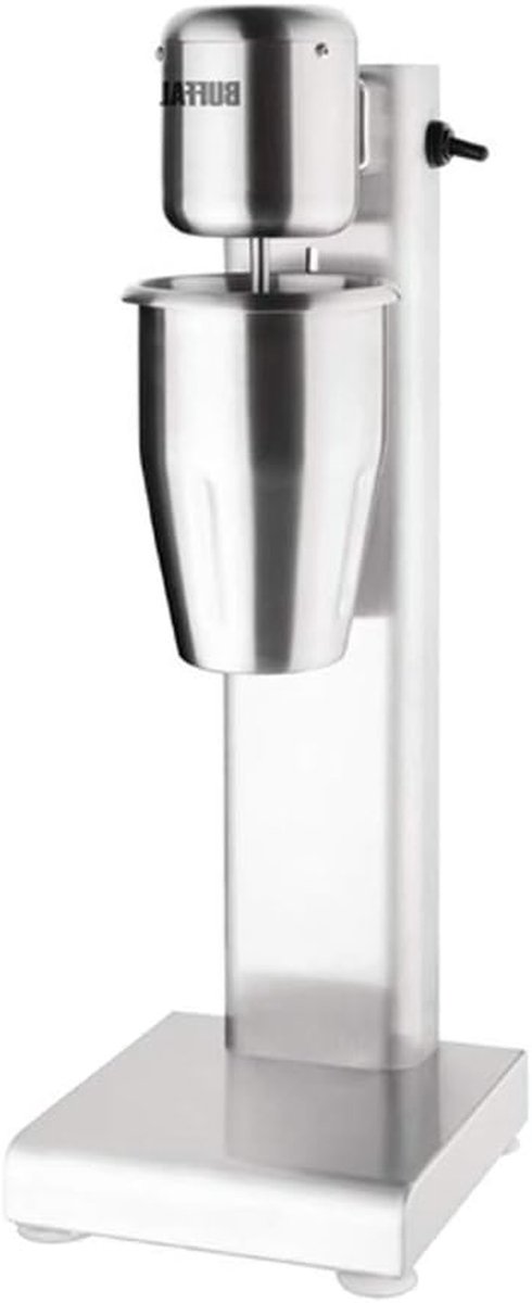 Milkshake Mixer - Drankjes Maken - Snelle Bereiding - Stille Motor - 1 Liter Mok - Zilver