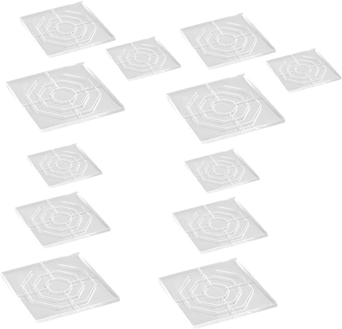 Meubelpootbeschermers - Bankstoppers Vloerbeschermers - Meubels Verplaatsen - Antislip Ontwerp - 8x8x0.5 cm - Diverse Kleuren