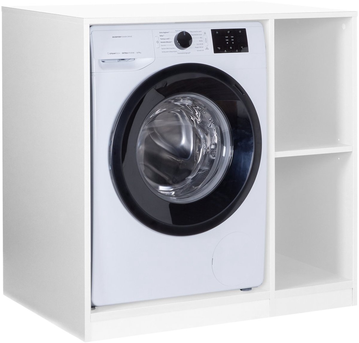 Interlink Lifestyle Studio Flow multifunctionele wasmachinekast / opbergkast wit 99 x 68 x 98 cm